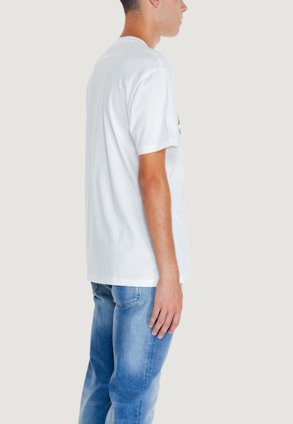 T-shirt Armani Exchange Bianco - Foto 4