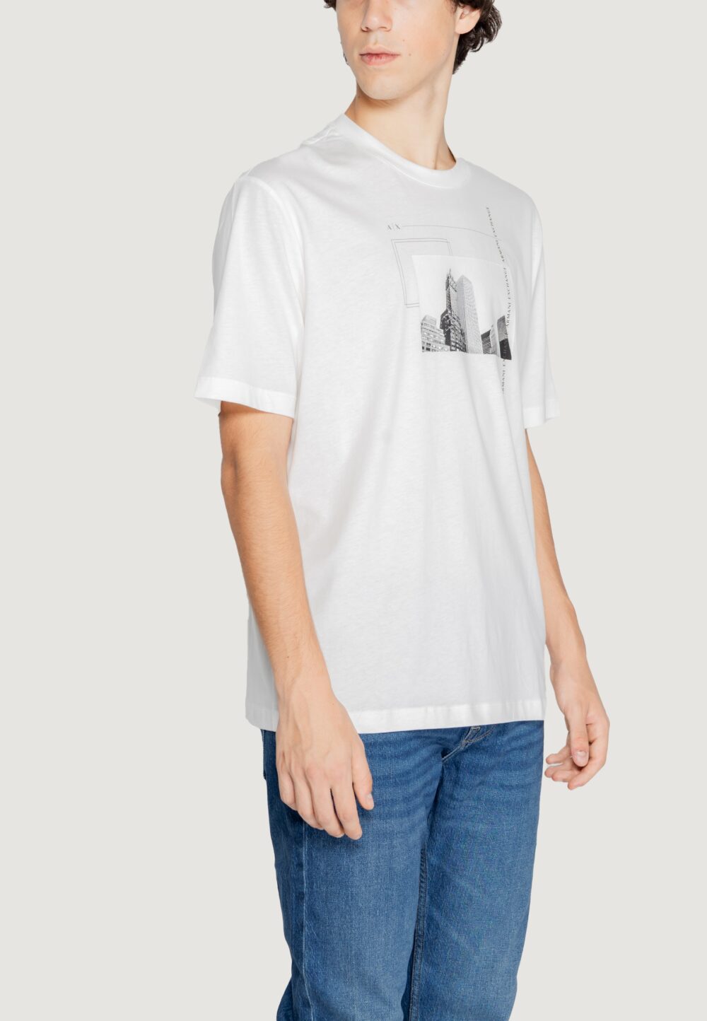 T-shirt Armani Exchange Bianco - Foto 1