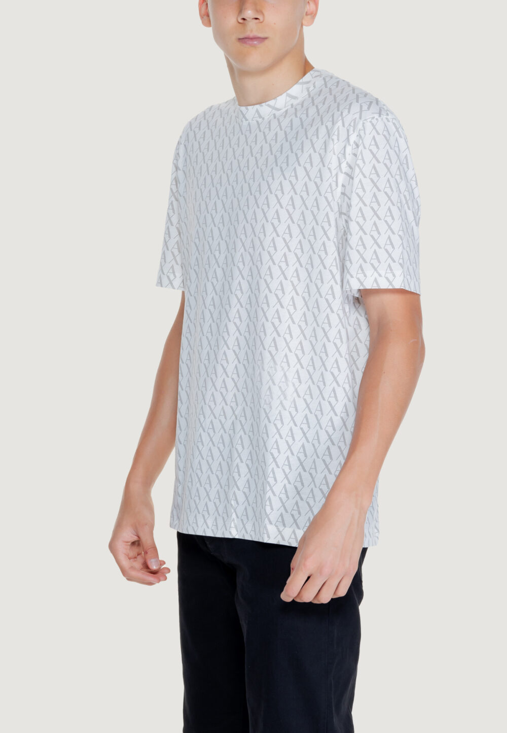 T-shirt Armani Exchange Bianco - Foto 3