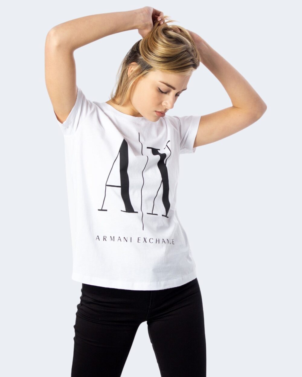 T-shirt Armani Exchange Bianco - Foto 1