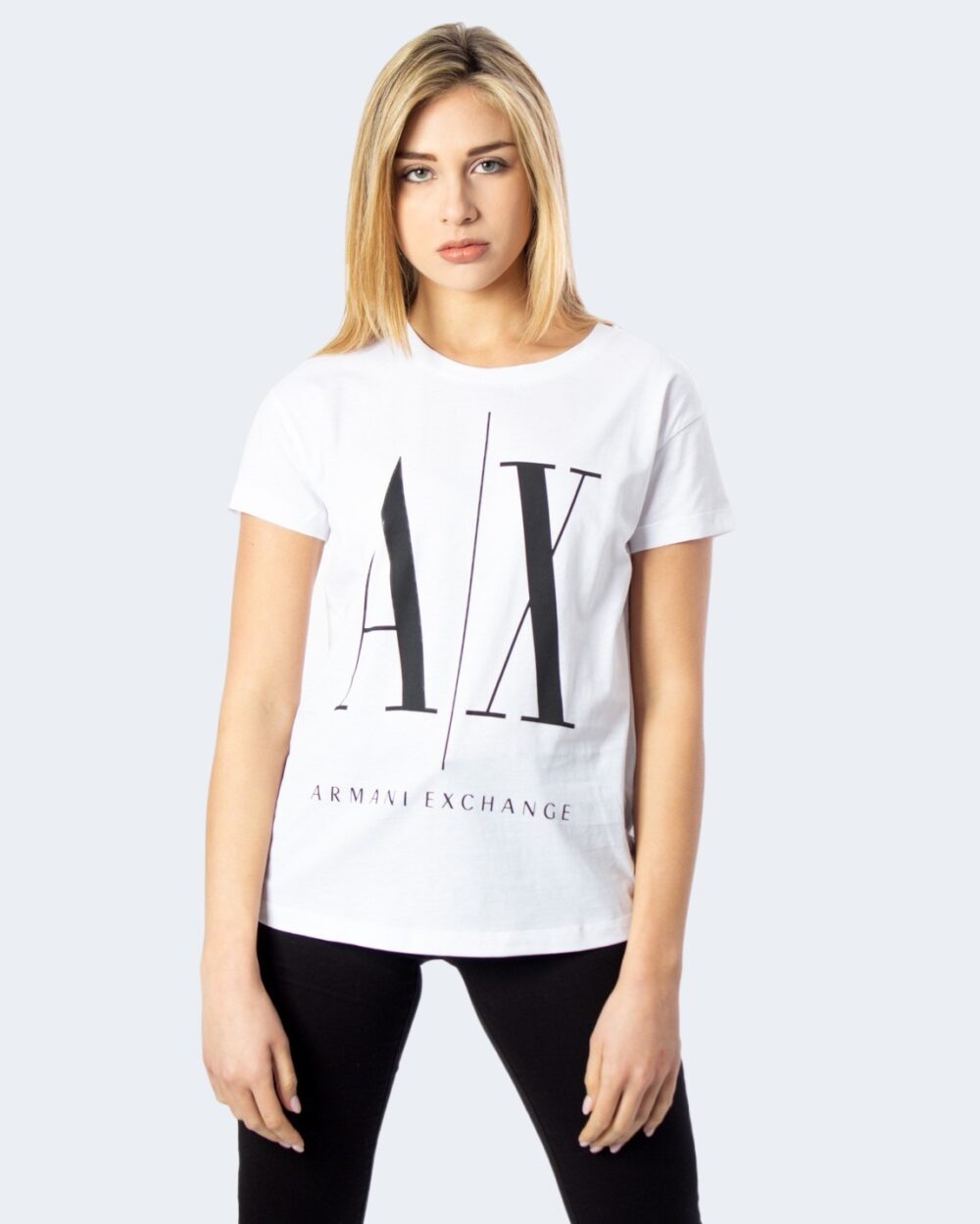 T-shirt Armani Exchange Bianco - Foto 2