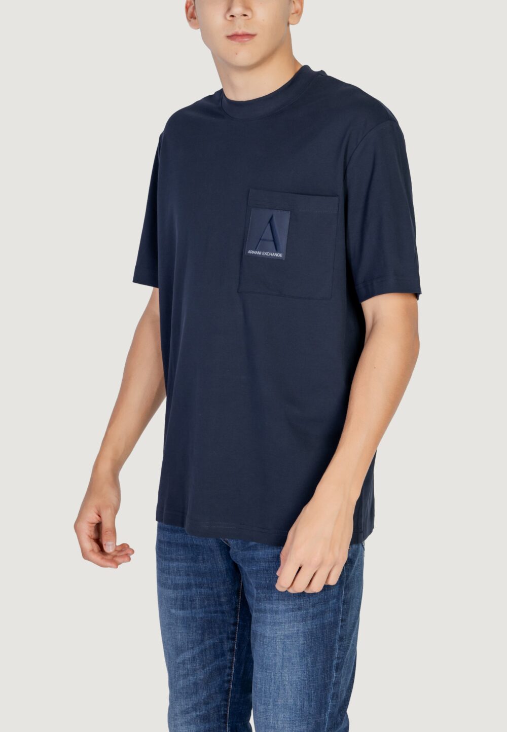 T-shirt Armani Exchange Blu - Foto 2