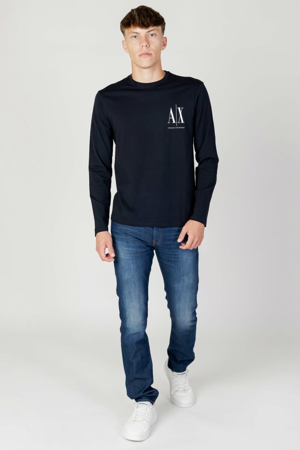 T-shirt Armani Exchange Blu - Foto 2