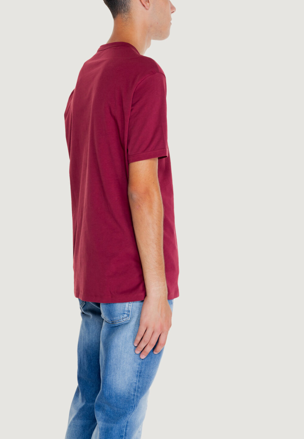 T-shirt Armani Exchange Bordeaux - Foto 4