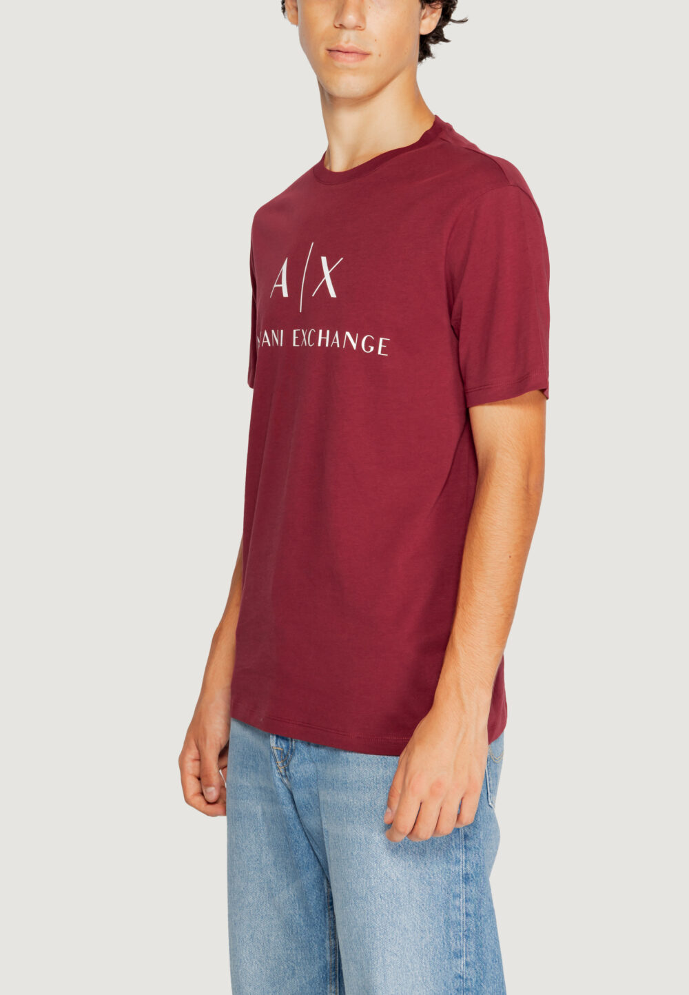 T-shirt Armani Exchange Bordeaux - Foto 3