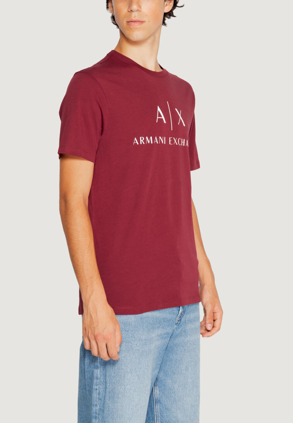 T-shirt Armani Exchange Bordeaux - Foto 4