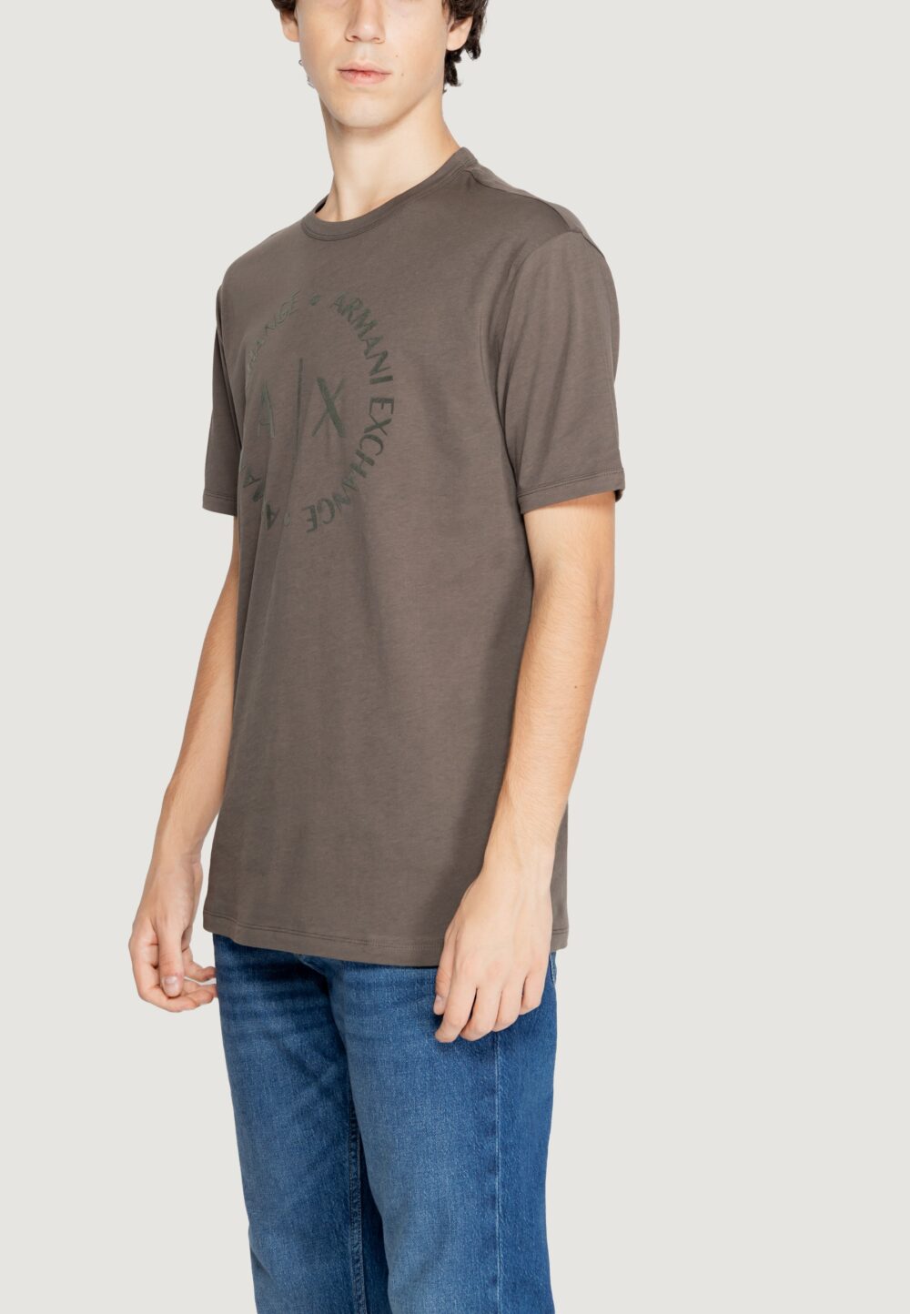 T-shirt Armani Exchange Marrone - Foto 1