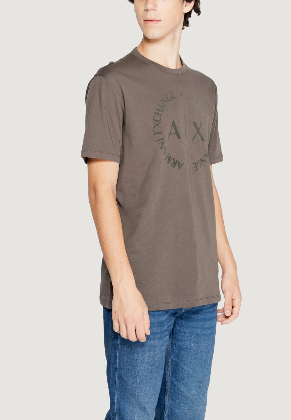 T-shirt Armani Exchange Marrone - Foto 4