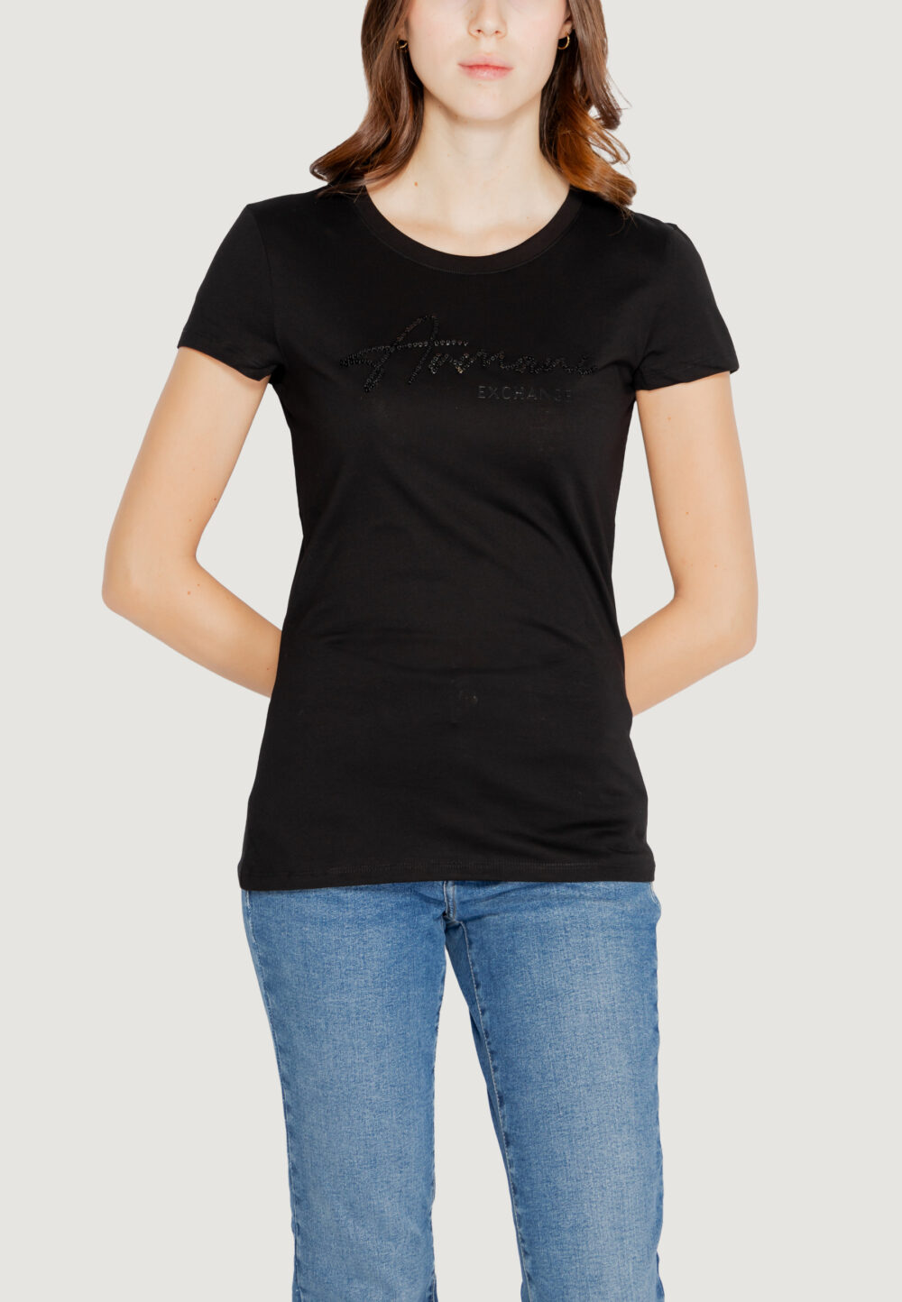 T-shirt Armani Exchange Nero - Foto 1