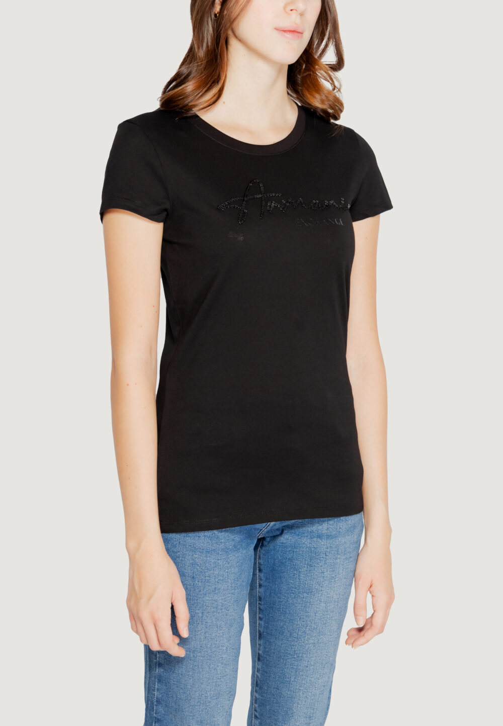 T-shirt Armani Exchange Nero - Foto 4