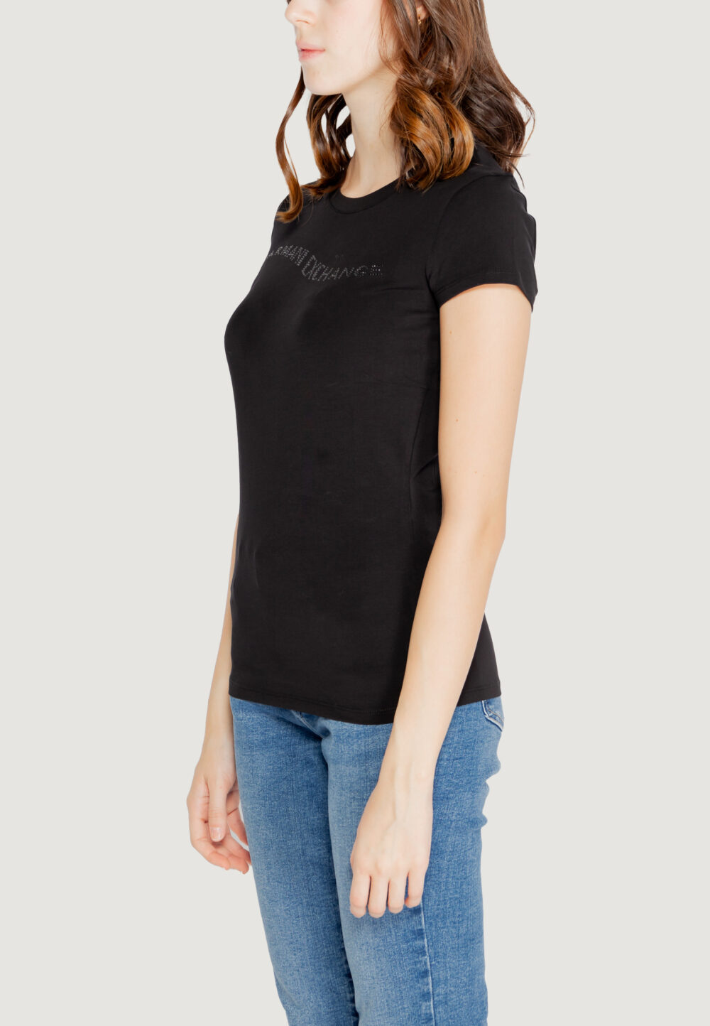 T-shirt Armani Exchange Nero - Foto 3