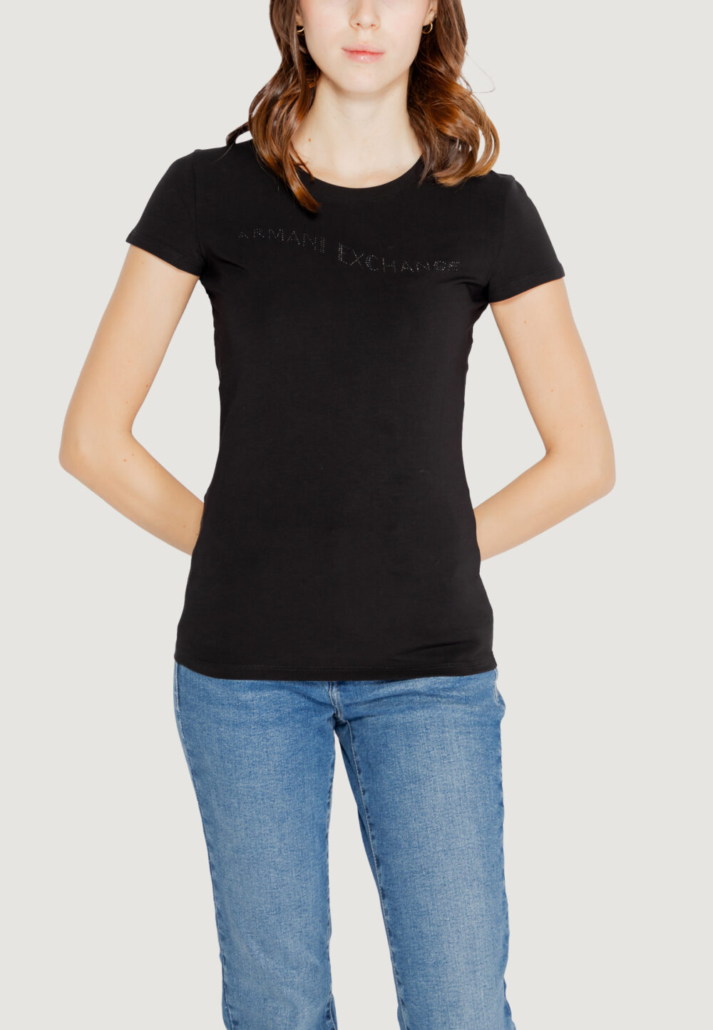 T-shirt Armani Exchange Nero - Foto 4