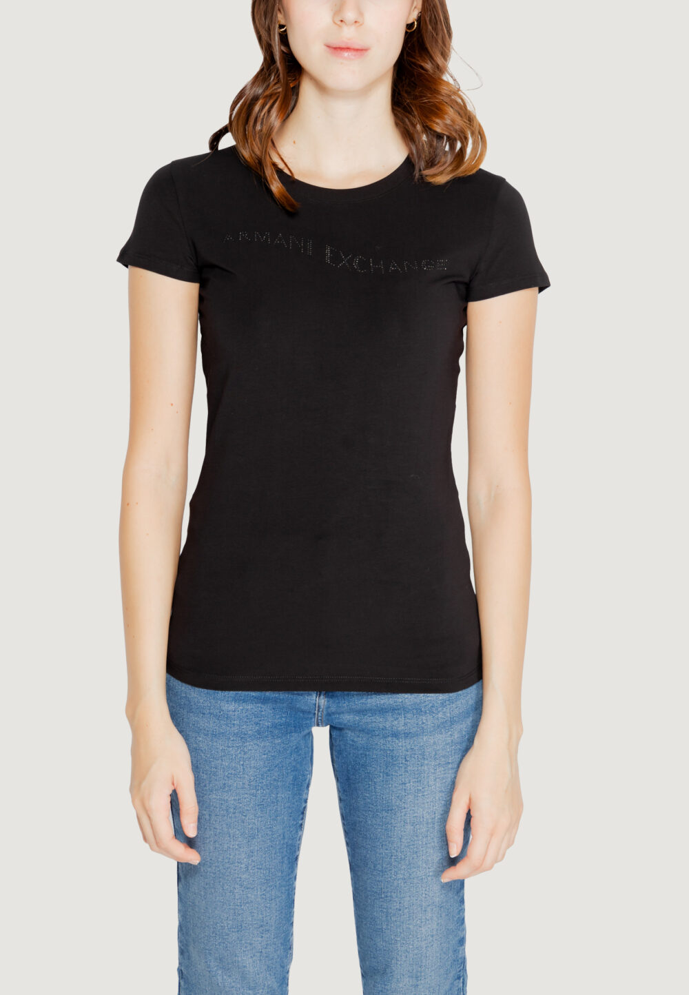 T-shirt Armani Exchange Nero - Foto 6