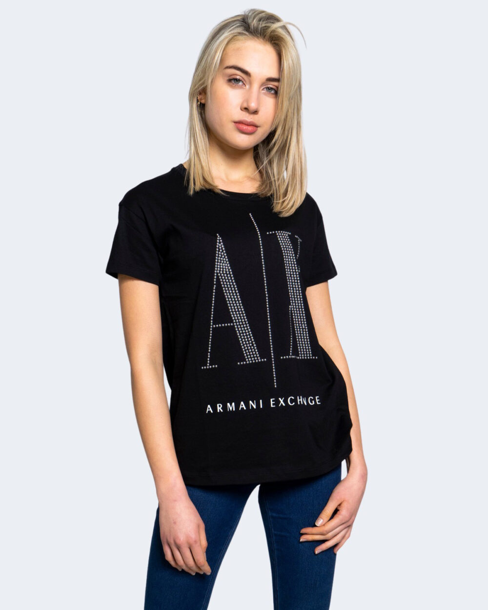 T-shirt Armani Exchange Nero - Foto 1