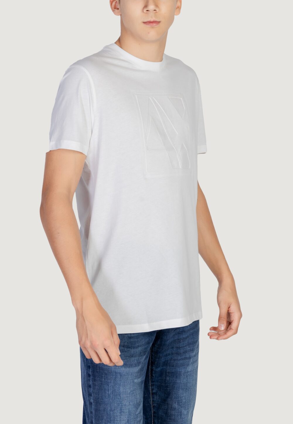 T-shirt Armani Exchange Panna - Foto 4