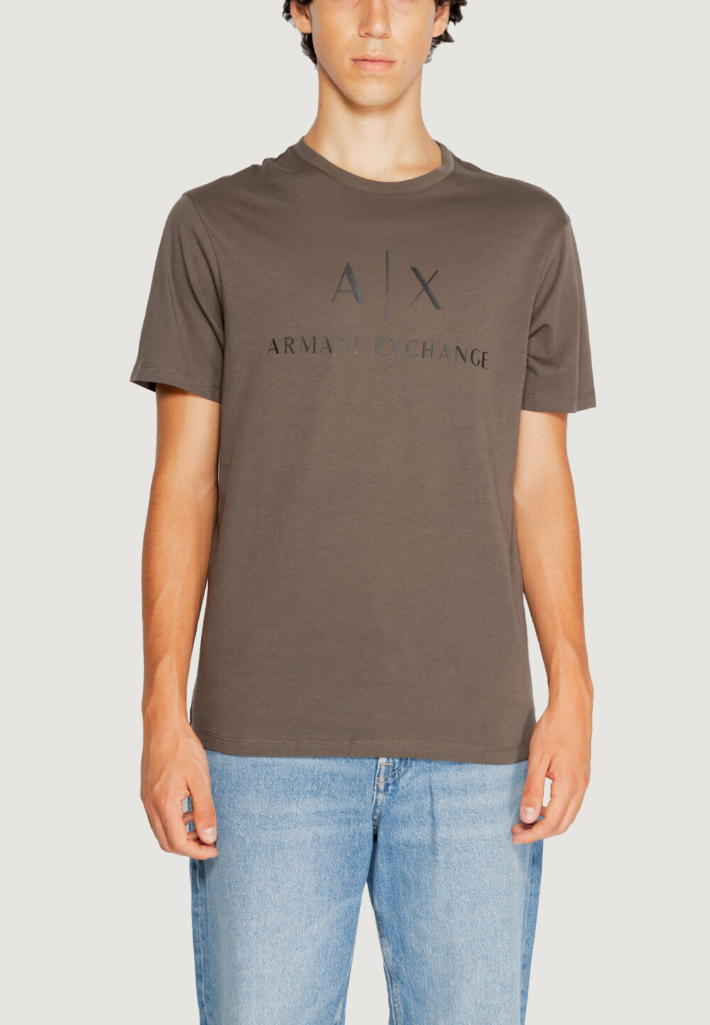 T-shirt Armani Exchange Verde Oliva - Foto 1