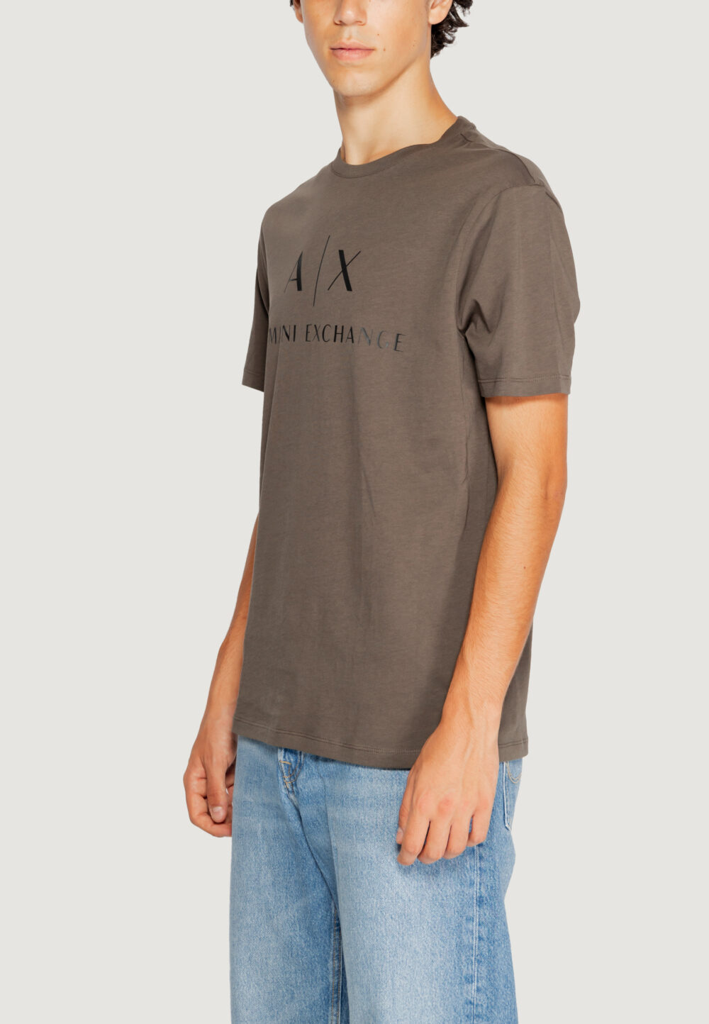 T-shirt Armani Exchange Verde Oliva - Foto 3