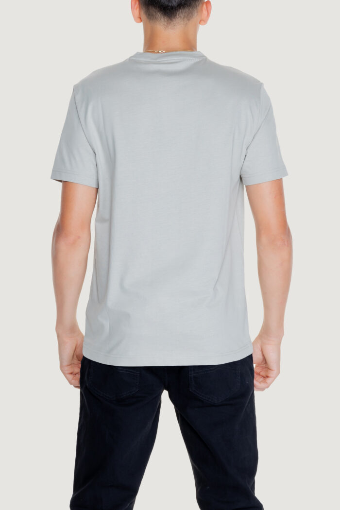 T-shirt Calvin Klein smooth cotton Grigio