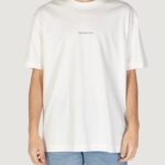 T-shirt Calvin Klein Jeans city grid map tee Beige - Foto 1