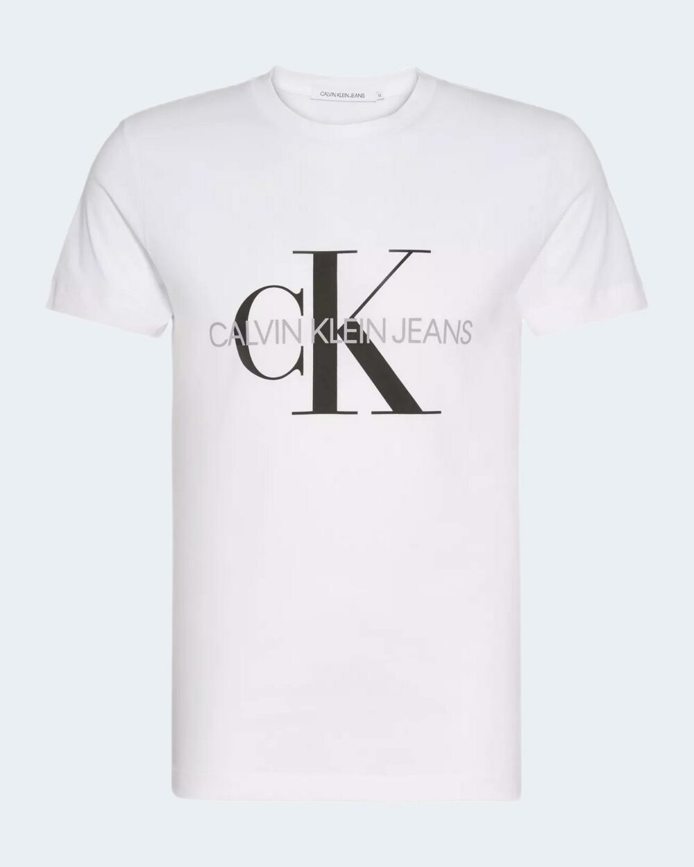 T-shirt Calvin Klein Jeans core monogram slim tee Bianco - Foto 4