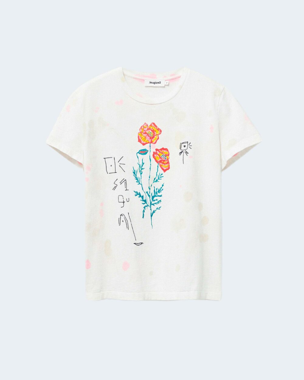 T-shirt Desigual ts altea Bianco - Foto 5