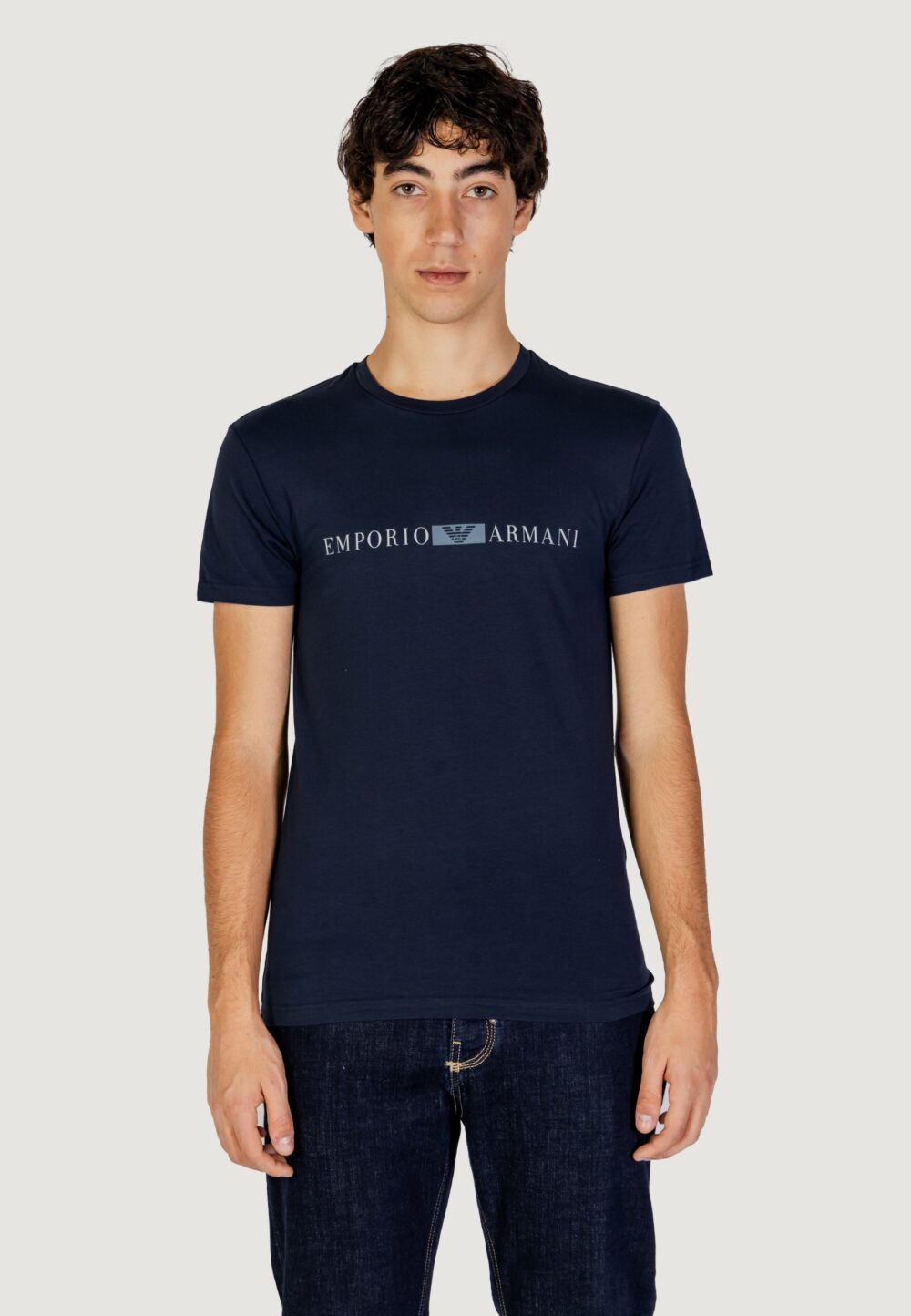 T-shirt Emporio Armani Underwear Blu - Foto 2