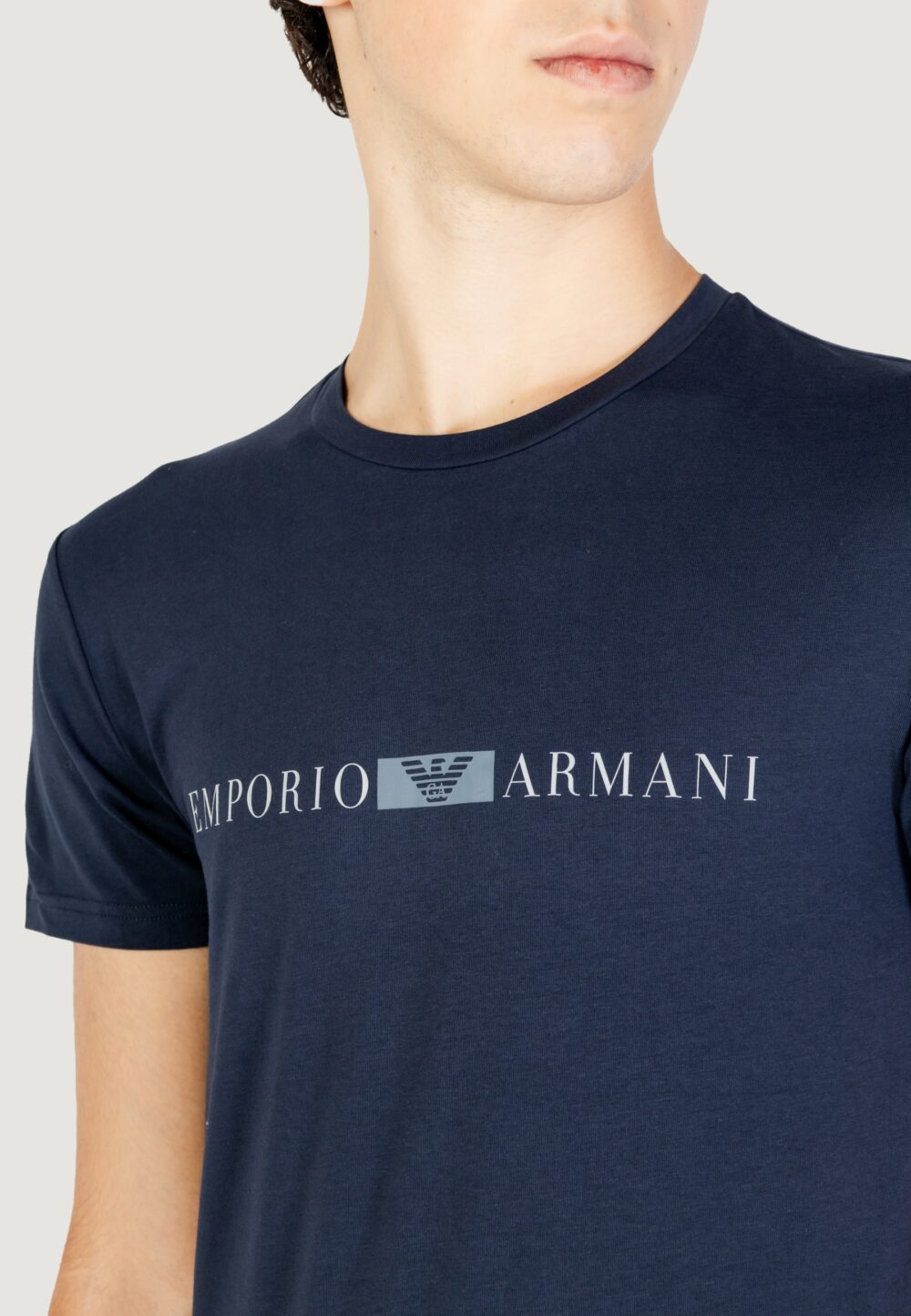 T-shirt Emporio Armani Underwear Blu - Foto 6