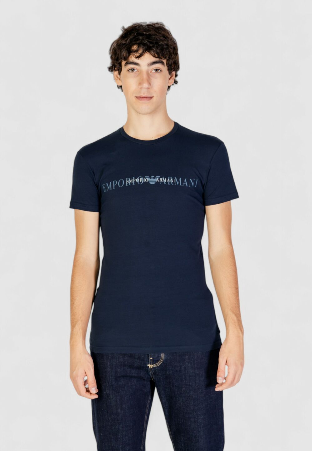 T-shirt Emporio Armani Underwear crew neck t-shirt Blu - Foto 2