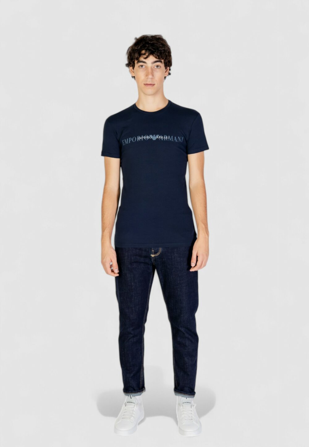 T-shirt Emporio Armani Underwear crew neck t-shirt Blu - Foto 3