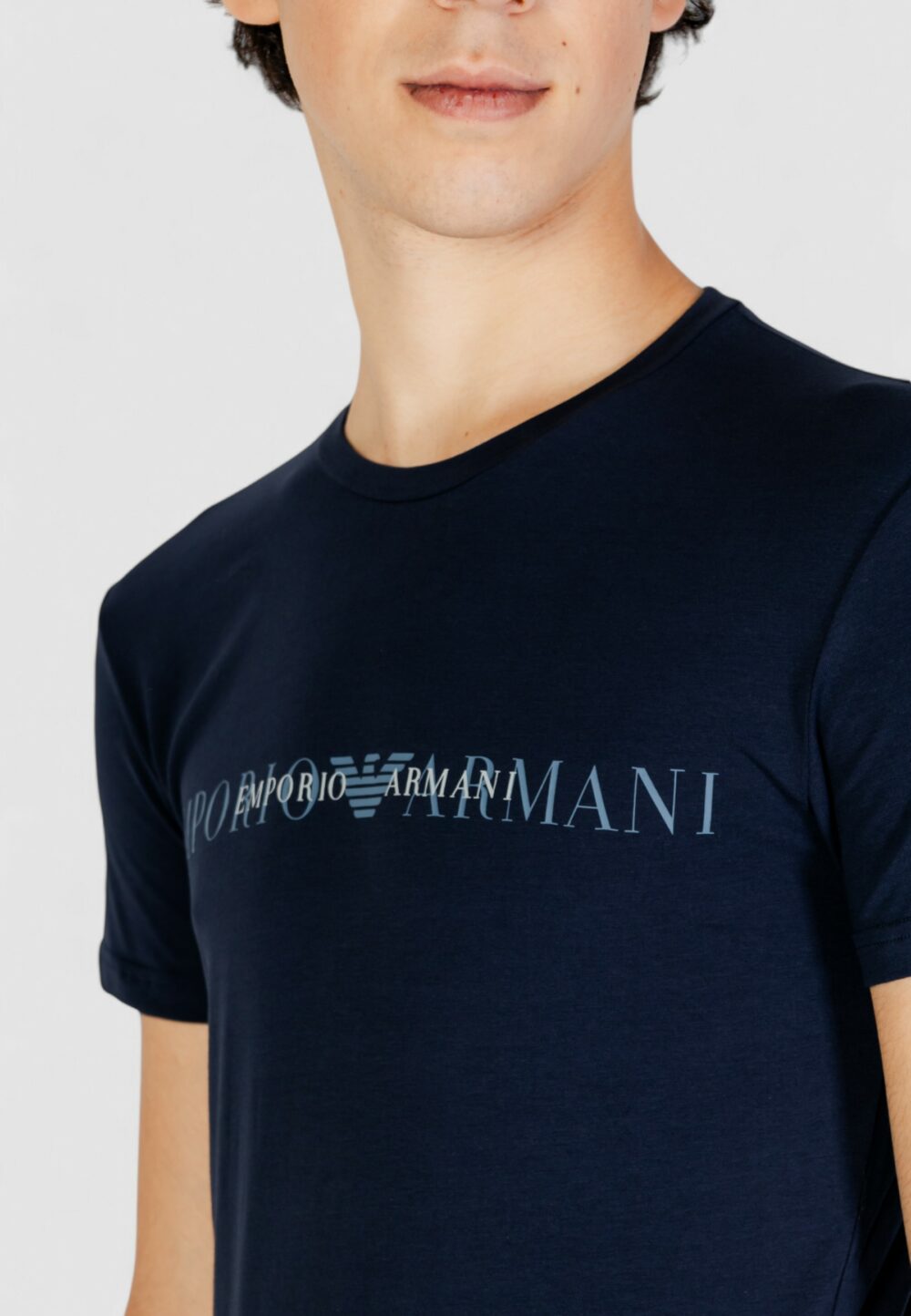 T-shirt Emporio Armani Underwear crew neck t-shirt Blu - Foto 4