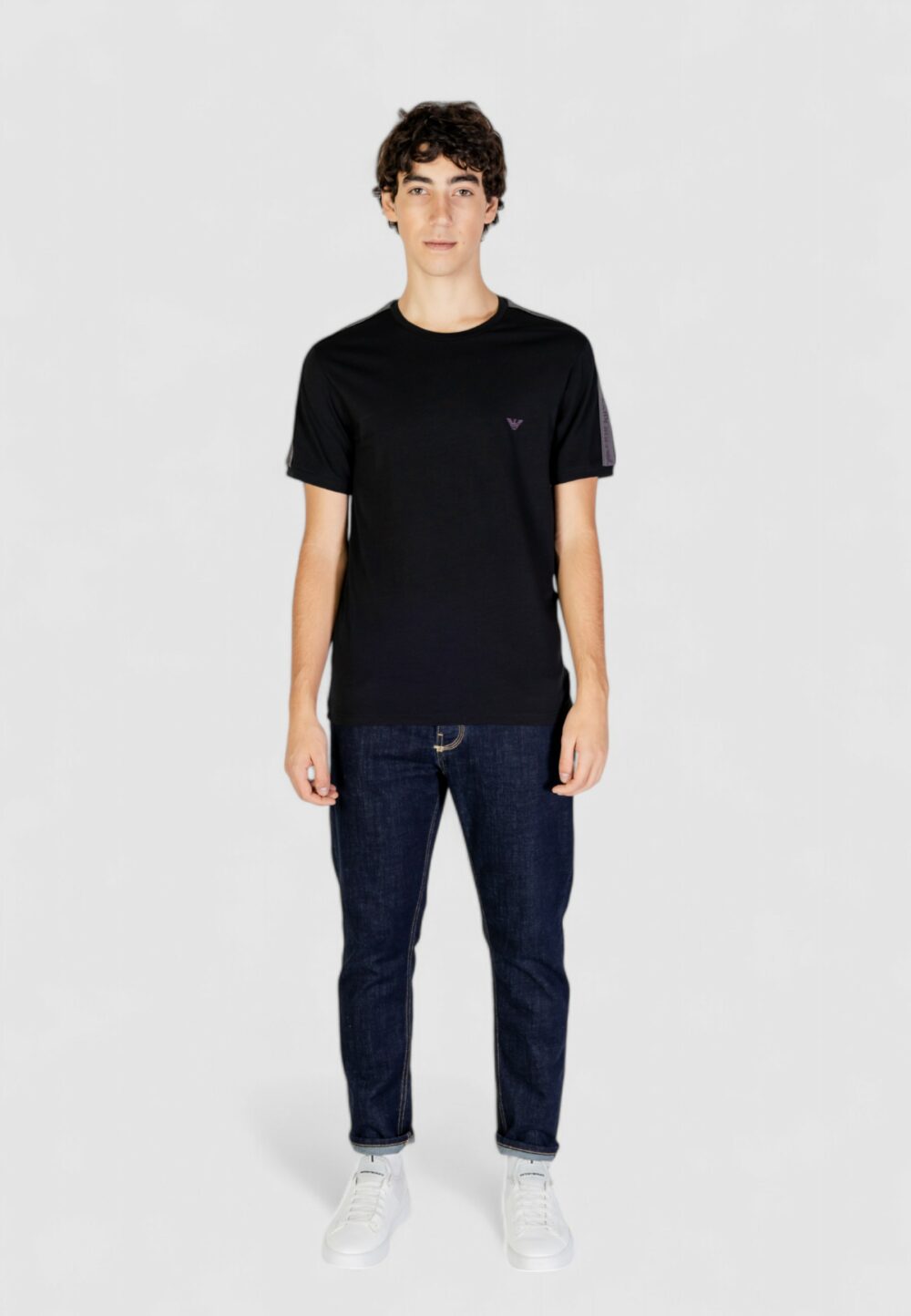 T-shirt Emporio Armani Underwear crew neck t-shirt Blu - Foto 3