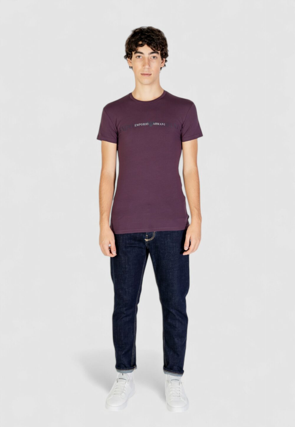 T-shirt Emporio Armani Underwear crew neck t-shirt Vinaccia - Foto 3