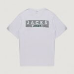 T-shirt Jack Jones jjecorp logo tee ss o-neck noos pls Bianco - Foto 1