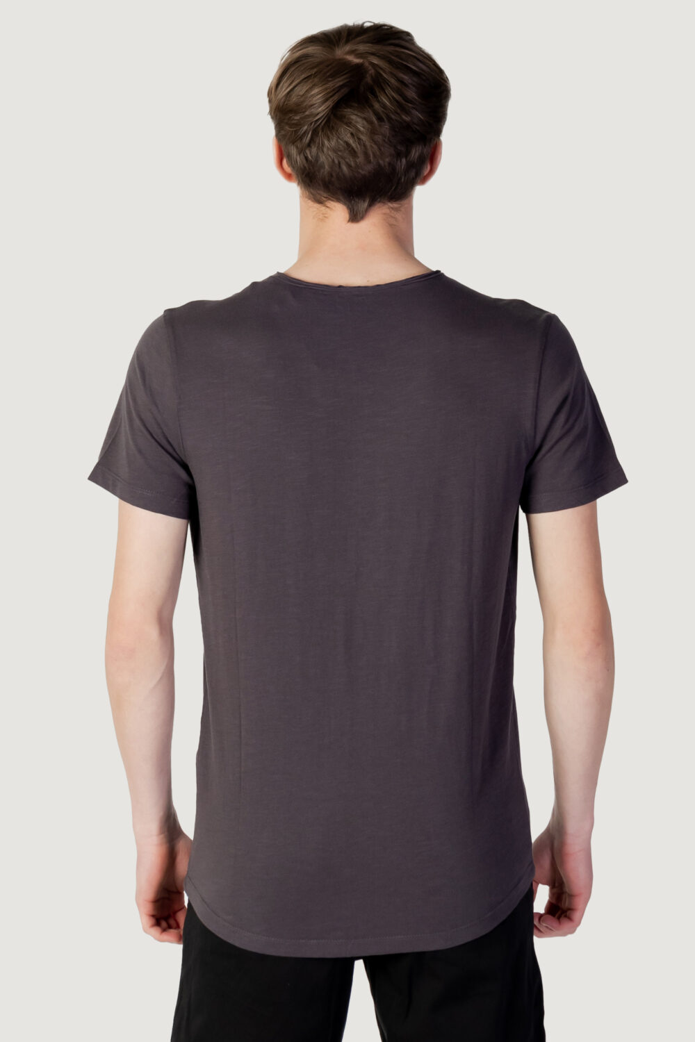 T-shirt Jack Jones jjebasher tee o-neck ss noos Grigio - Foto 3