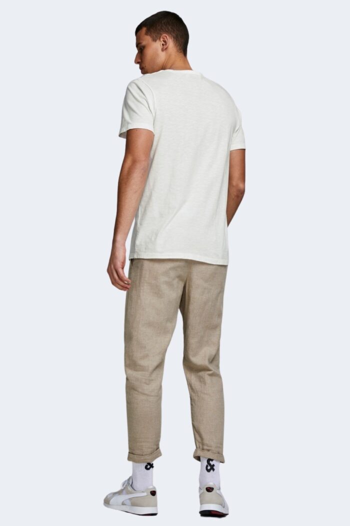 T-shirt Jack Jones esplit neck tee ss noos Panna