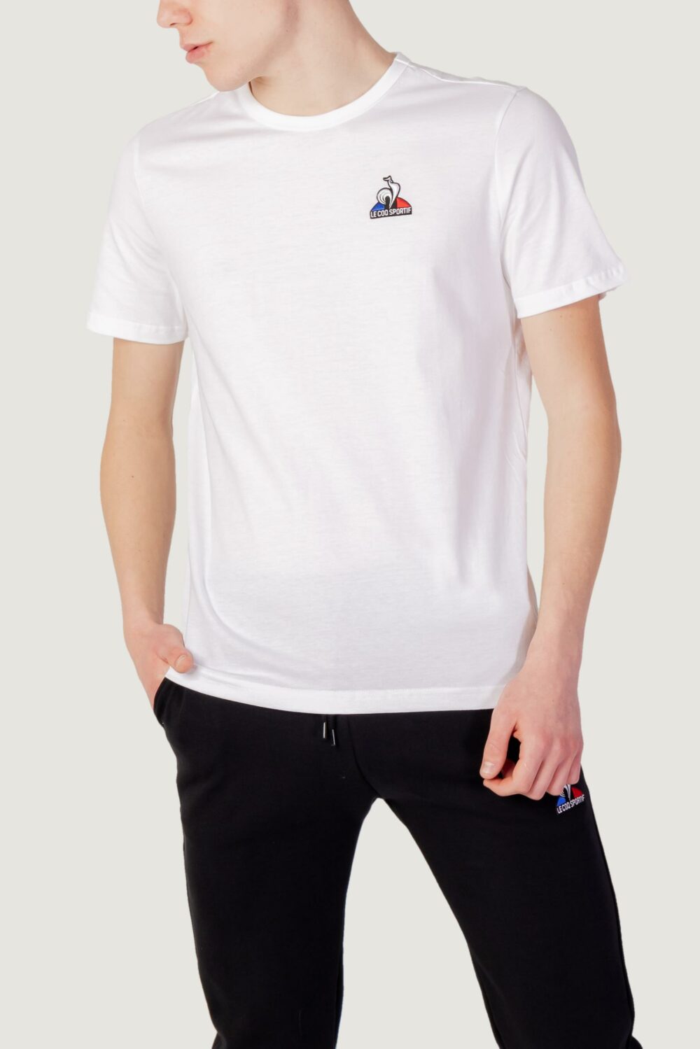 T-shirt LE COQ SPORTIF ess tee ss n°4 Bianco - Foto 1