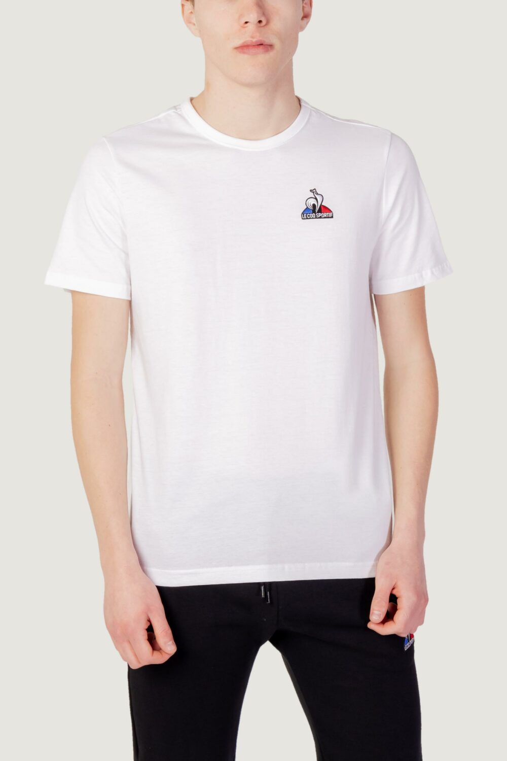 T-shirt LE COQ SPORTIF ess tee ss n°4 Bianco - Foto 3