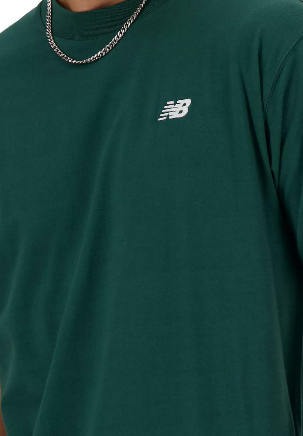 T-shirt New Balance Verde Scuro - Foto 4