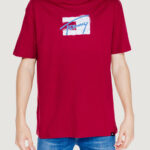 T-shirt Tommy Hilfiger Jeans tjm reg street sig Bordeaux - Foto 1