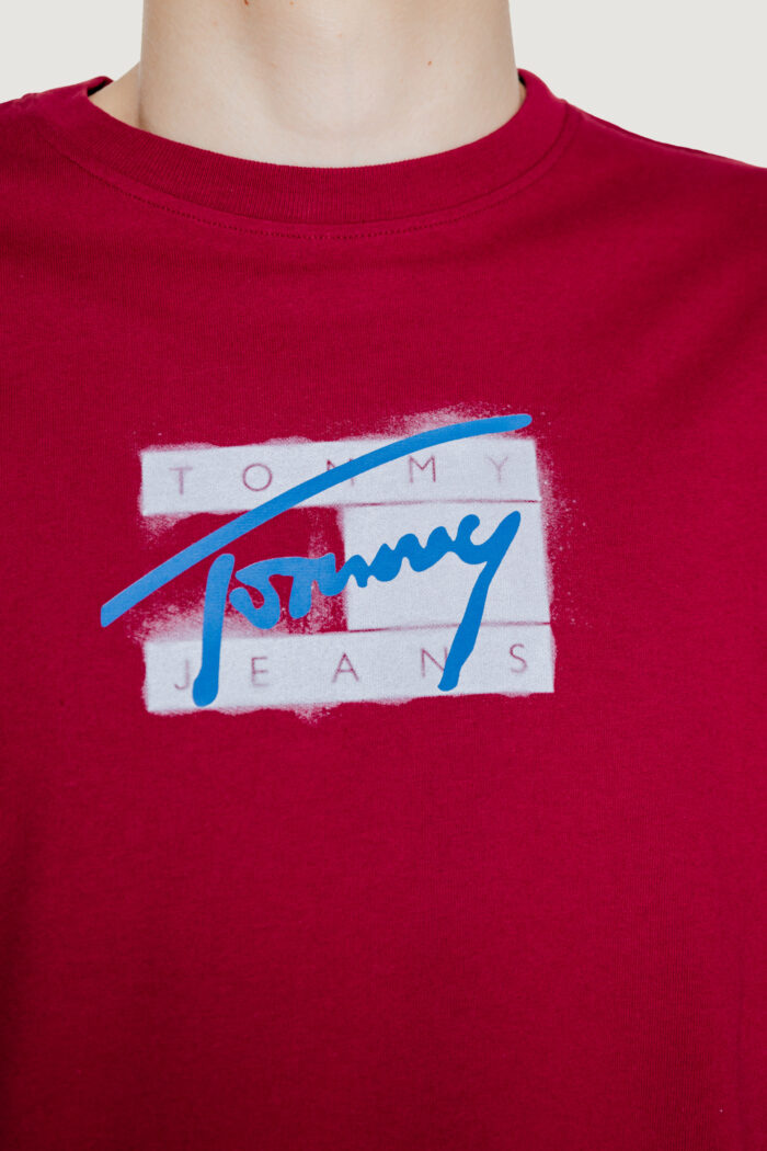 T-shirt Tommy Hilfiger Jeans tjm reg street sig Bordeaux