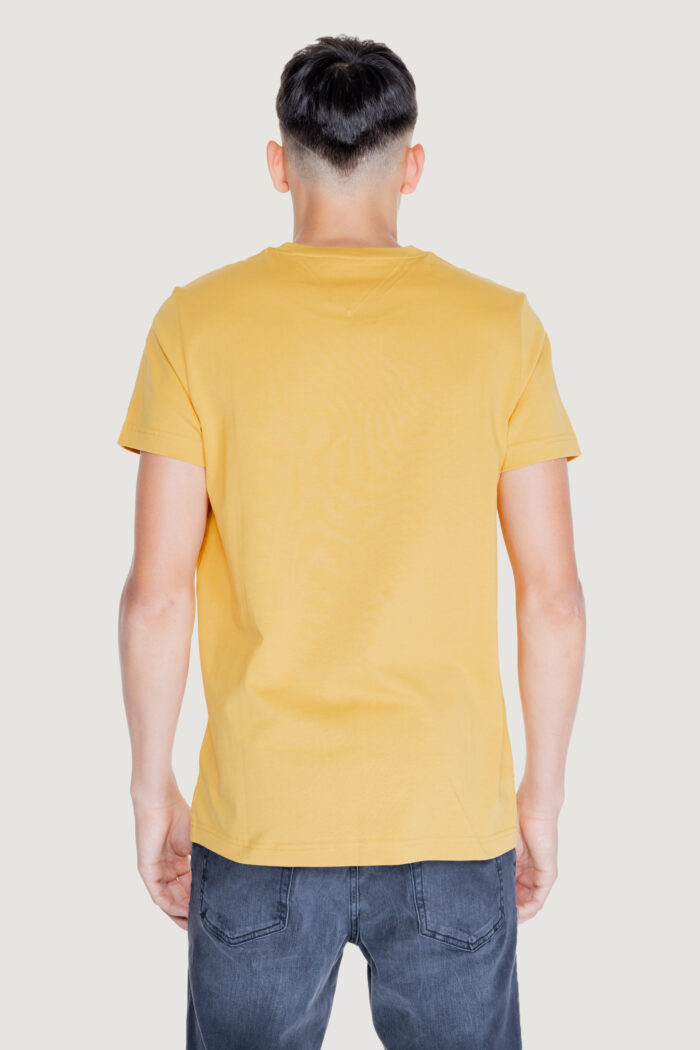 T-shirt Tommy Hilfiger tommy logo tee Giallo