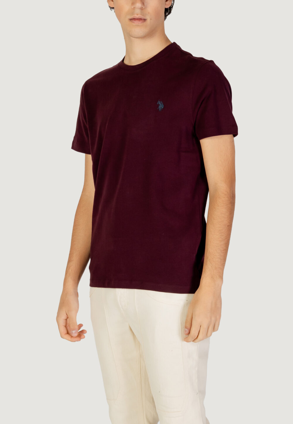 T-shirt U.S. Polo Assn. Bordeaux - Foto 1