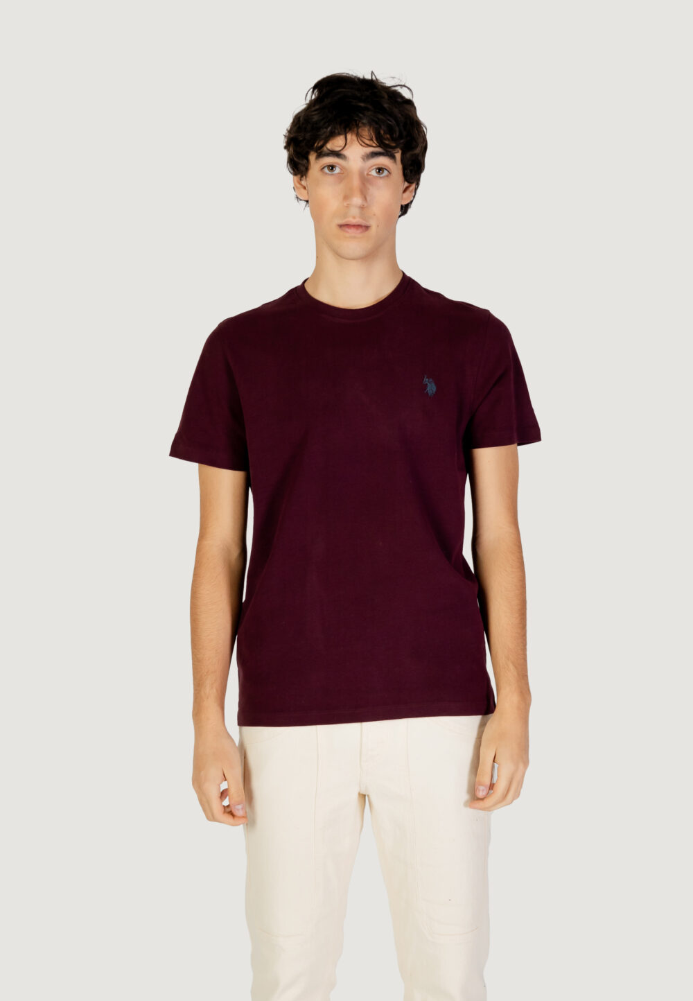 T-shirt U.S. Polo Assn. Bordeaux - Foto 6