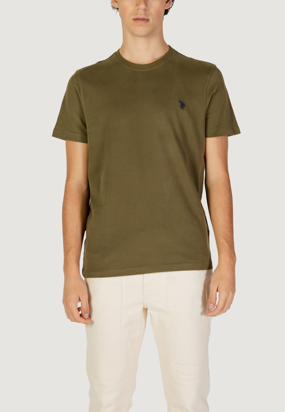 T-shirt U.S. Polo Assn. Verde Oliva - Foto 1