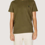 T-shirt U.S. Polo Assn. Verde Oliva - Foto 1