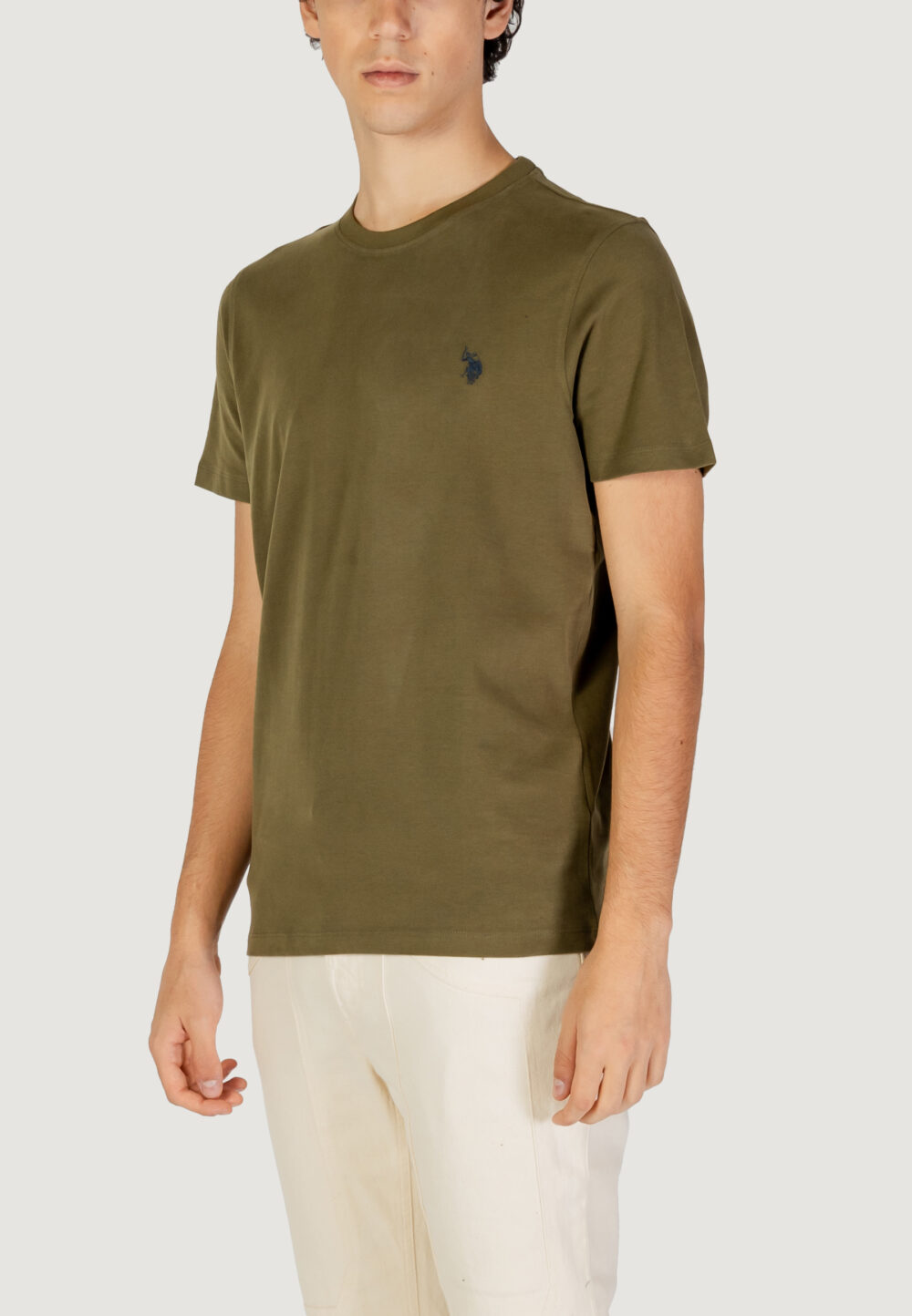 T-shirt U.S. Polo Assn. Verde Oliva - Foto 2