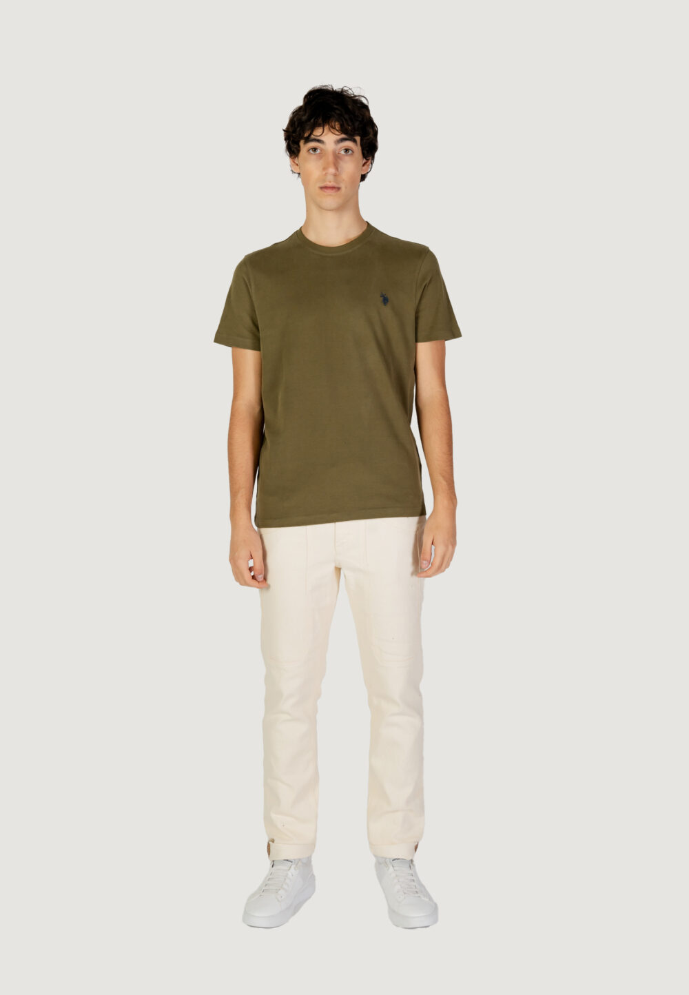 T-shirt U.S. Polo Assn. Verde Oliva - Foto 9