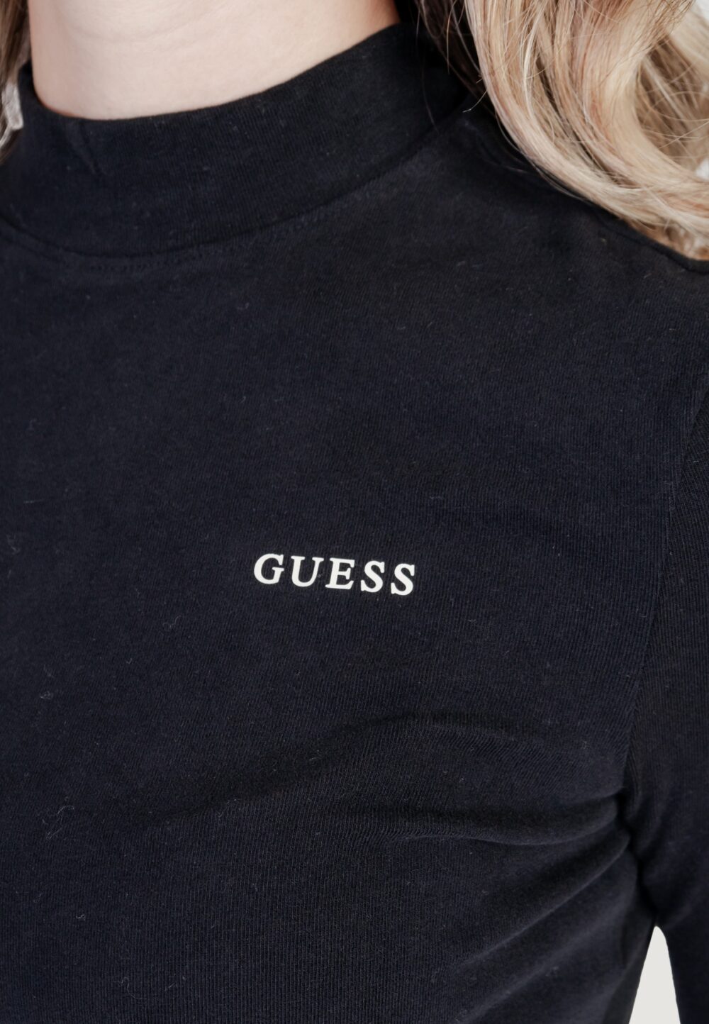 T-shirt manica lunga Guess Active midge ls high neck Nero - Foto 11