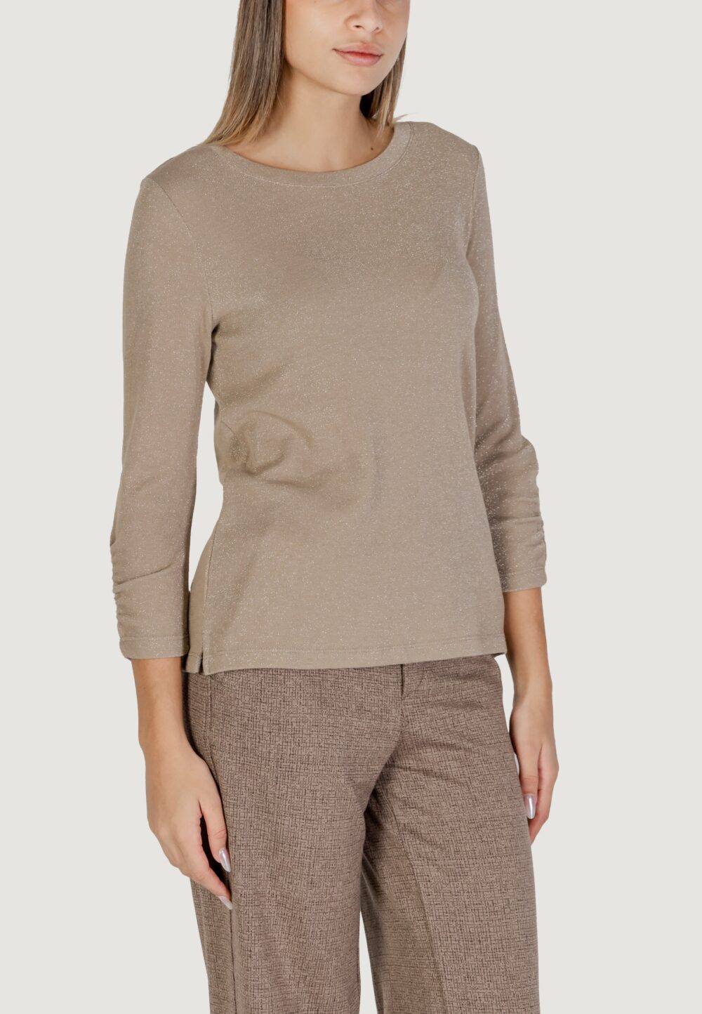 T-shirt manica lunga Street One Beige - Foto 3