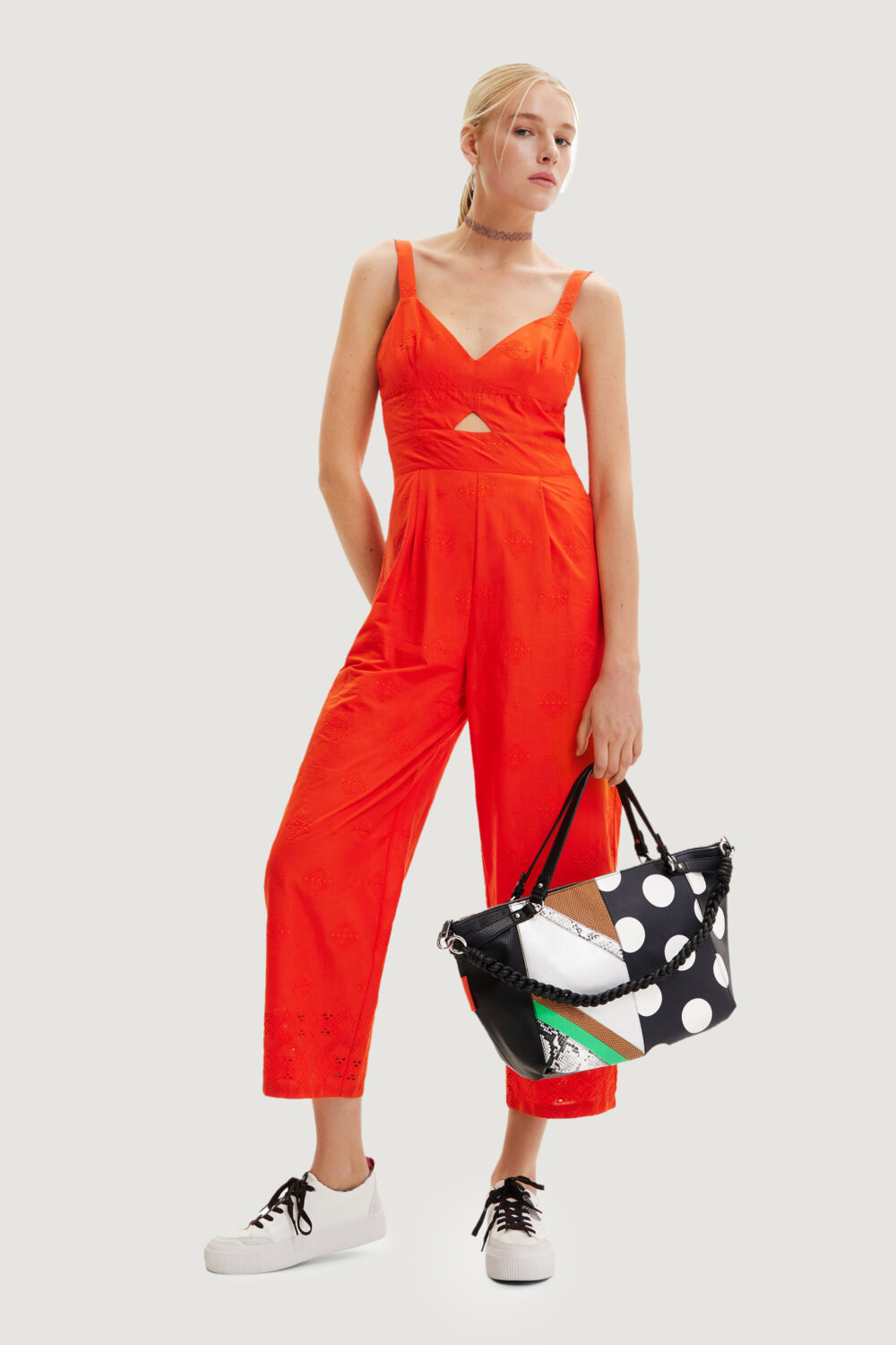 Tuta elegante Desigual jumpsuit sandall Corallo - Foto 1